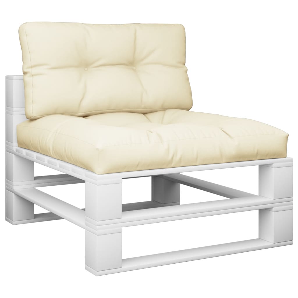 pallehynder 2 stk. stof cremefarvet