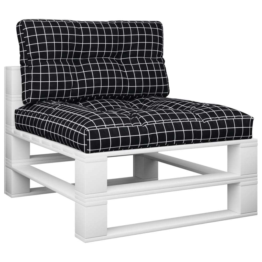 pallehynder 2 stk. stof ternet sort