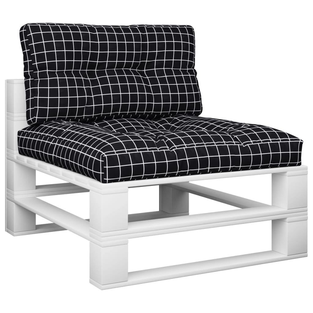 pallehynder 2 stk. stof ternet sort