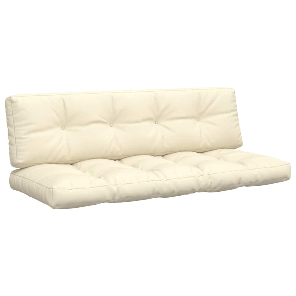 pallehynder 2 stk. stof cremefarvet