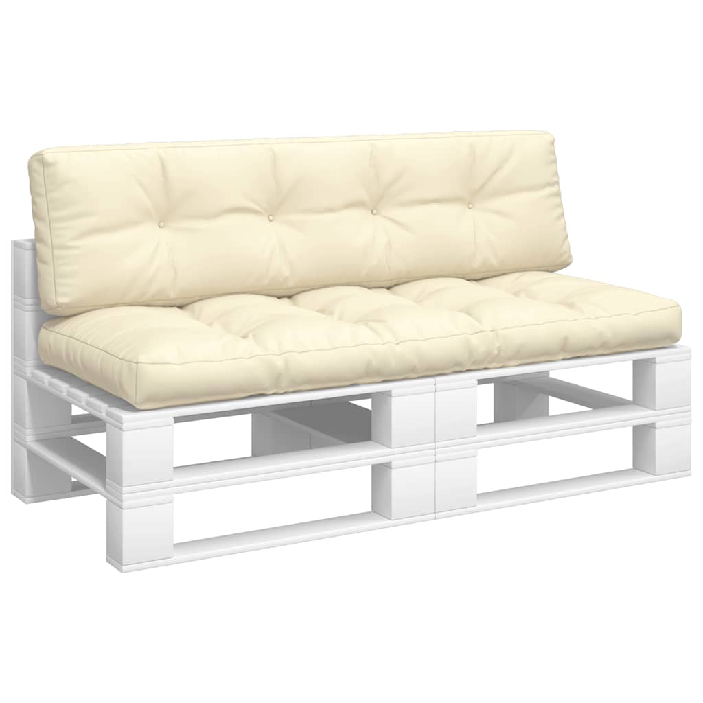 pallehynder 2 stk. stof cremefarvet