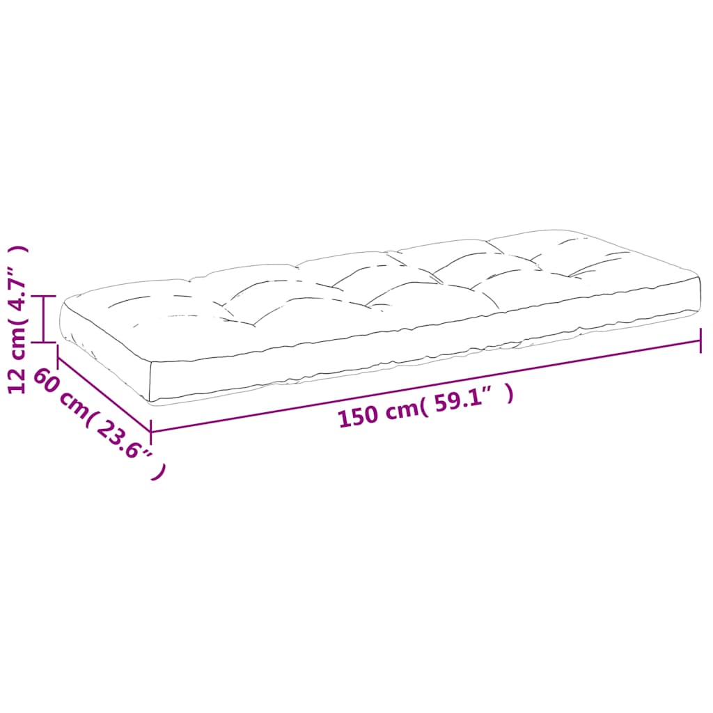 pallehynder 2 stk. stof cremefarvet