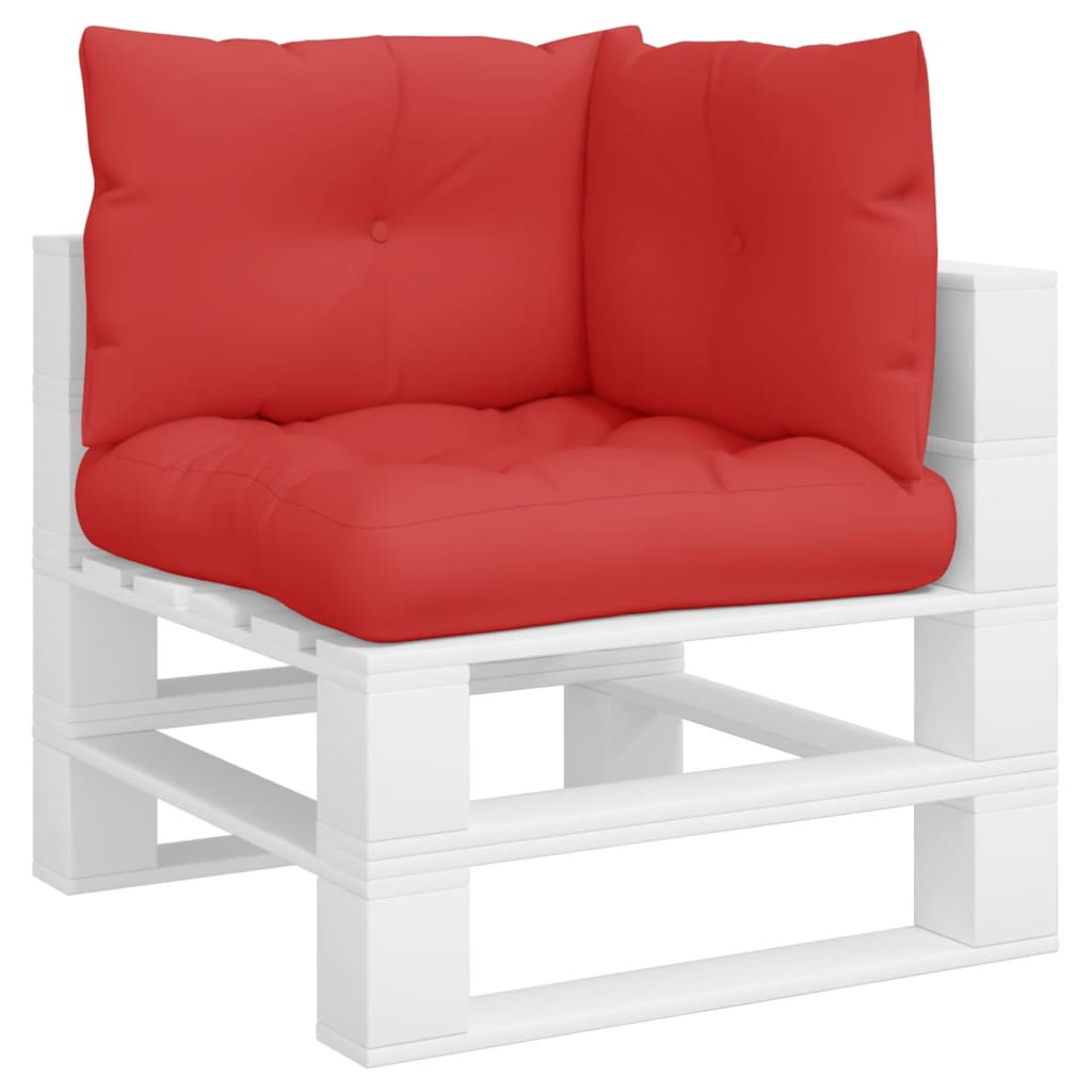 pallehynder 3 stk. stof rød