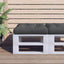 pallehynde 60x61,5x10 cm stof sort