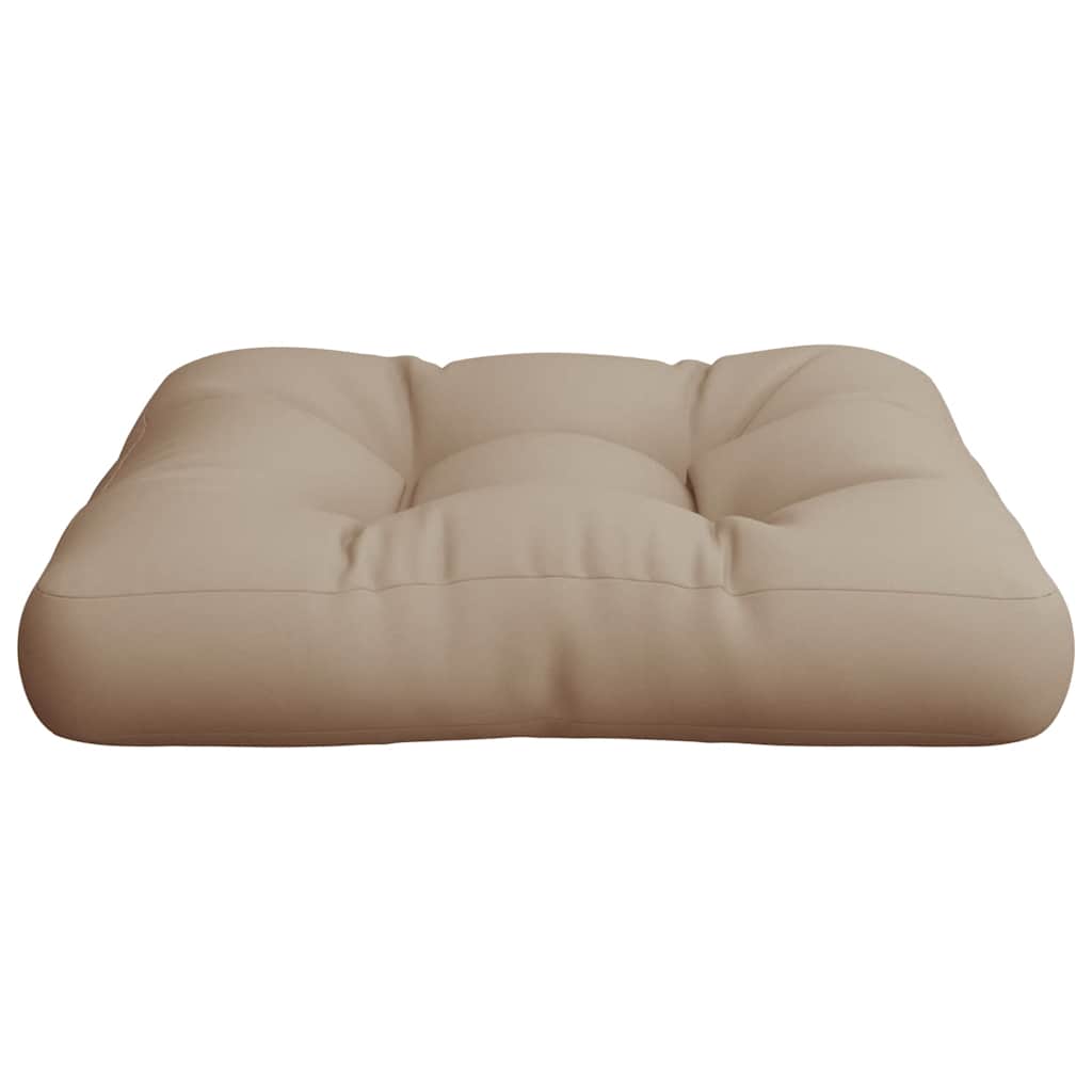 pallehynde 60x61,5x10 cm stof gråbrun