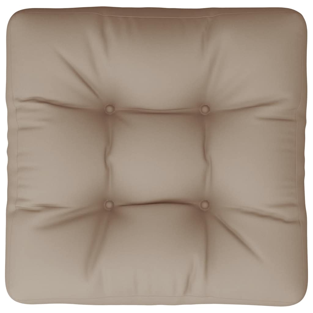 pallehynde 60x61,5x10 cm stof gråbrun