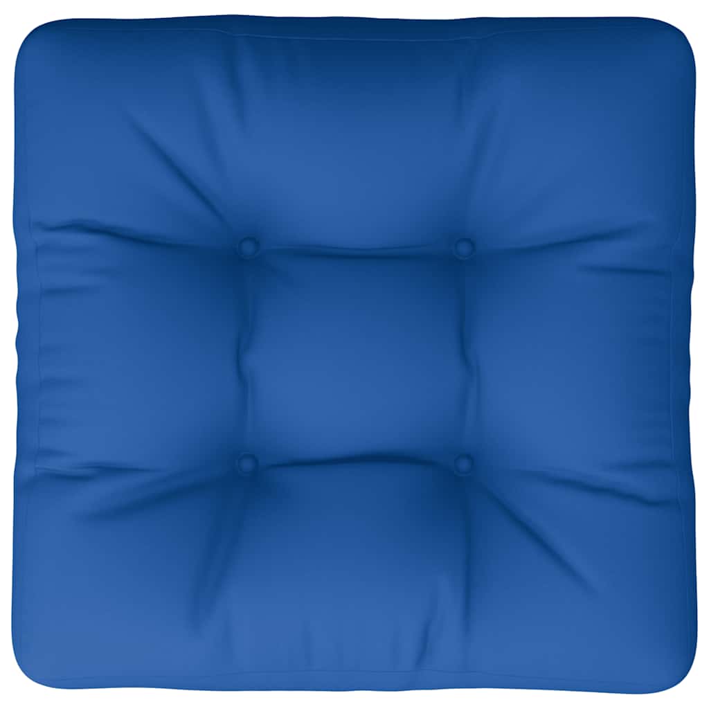 pallehynde 58x58x10 cm stof blå