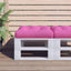 pallehynde 58x58x10 cm oxfordstof pink