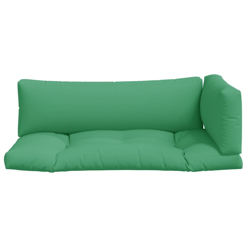pallehynder 3 stk. stof grøn