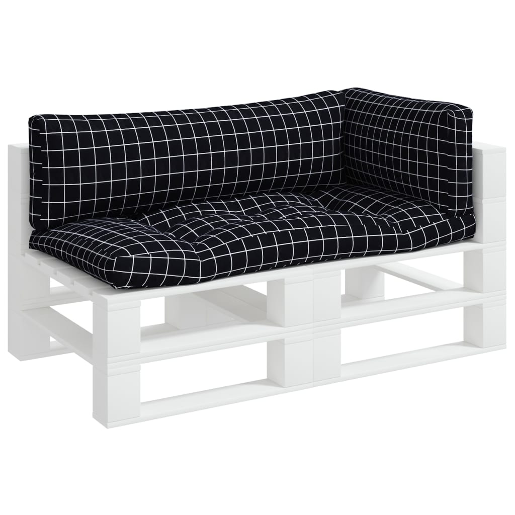 pallehynder 3 stk. oxfordstof ternet sort