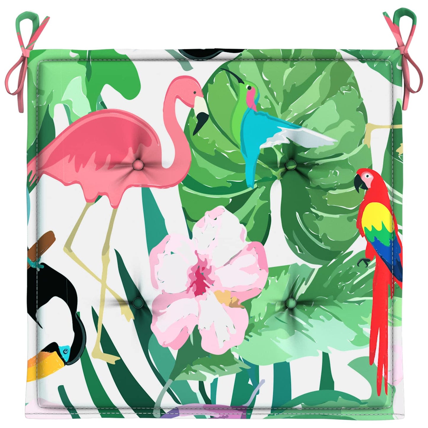 Stolehynder 6 stk. Oxford stof Flerfarvet 50 x 50 x 3 cm