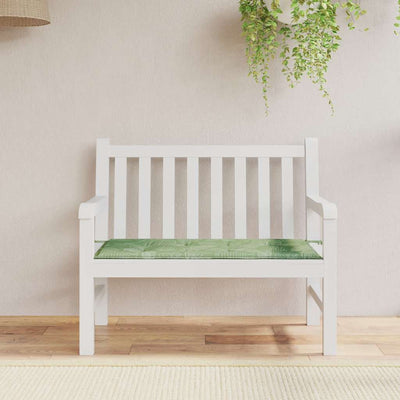hynde til havebænk 120x50x3 cm oxfordstof bladmønster