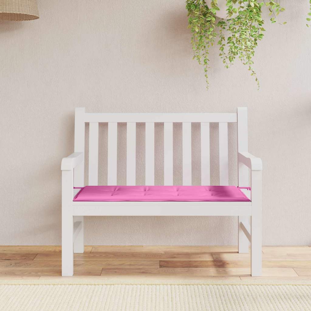 Stolepude Oxford stof Lyserød 120 x 50 x 3 cm