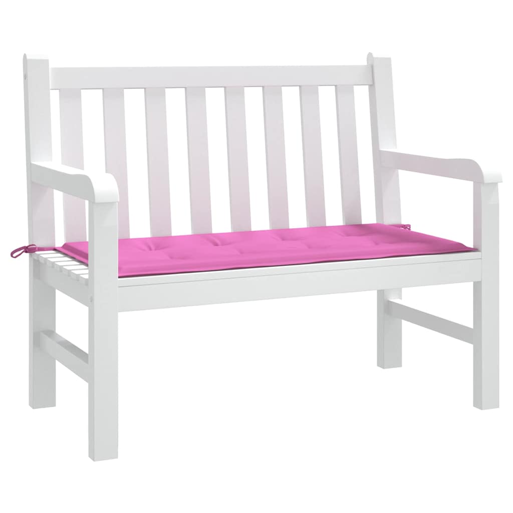 Stolepude Oxford stof Lyserød 120 x 50 x 3 cm