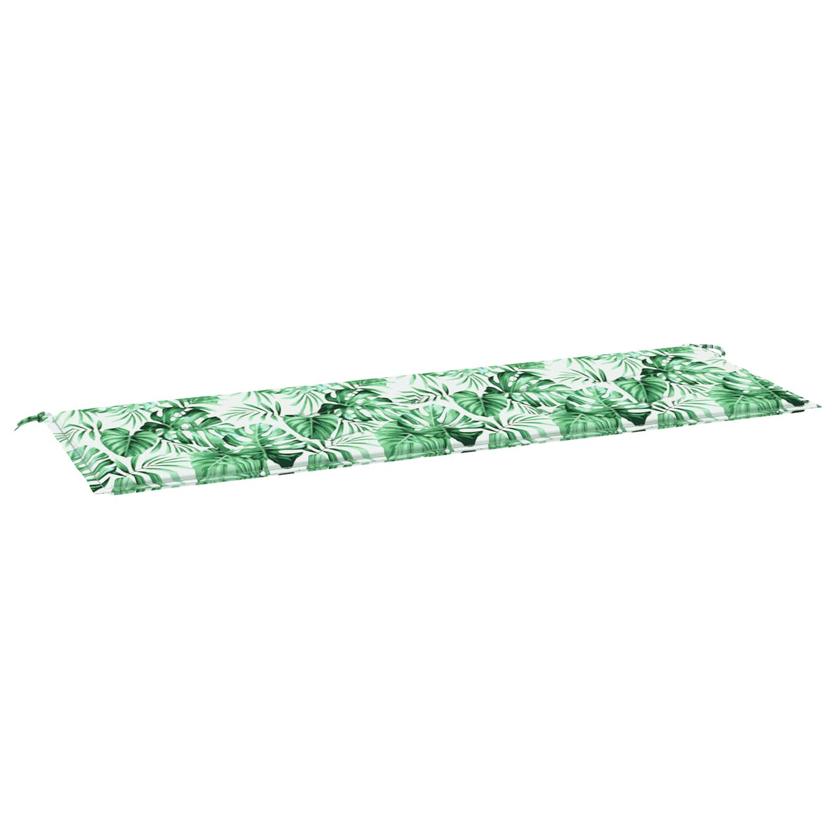 Bænk Pude Oxford stof Bladmønster 150 x 50 x 3 cm
