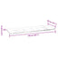 Bænk Pude Oxford stof Bladmønster 150 x 50 x 3 cm