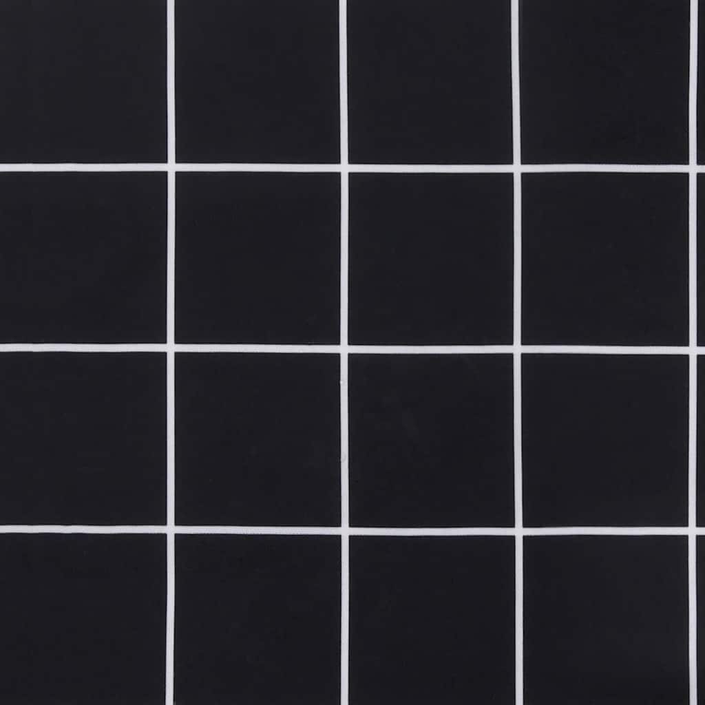 hynde til havebænk 150x50x3 cm oxfordstof ternet sort