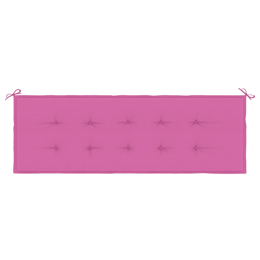 hynde til havebænk 150x50x3 cm oxfordstof pink