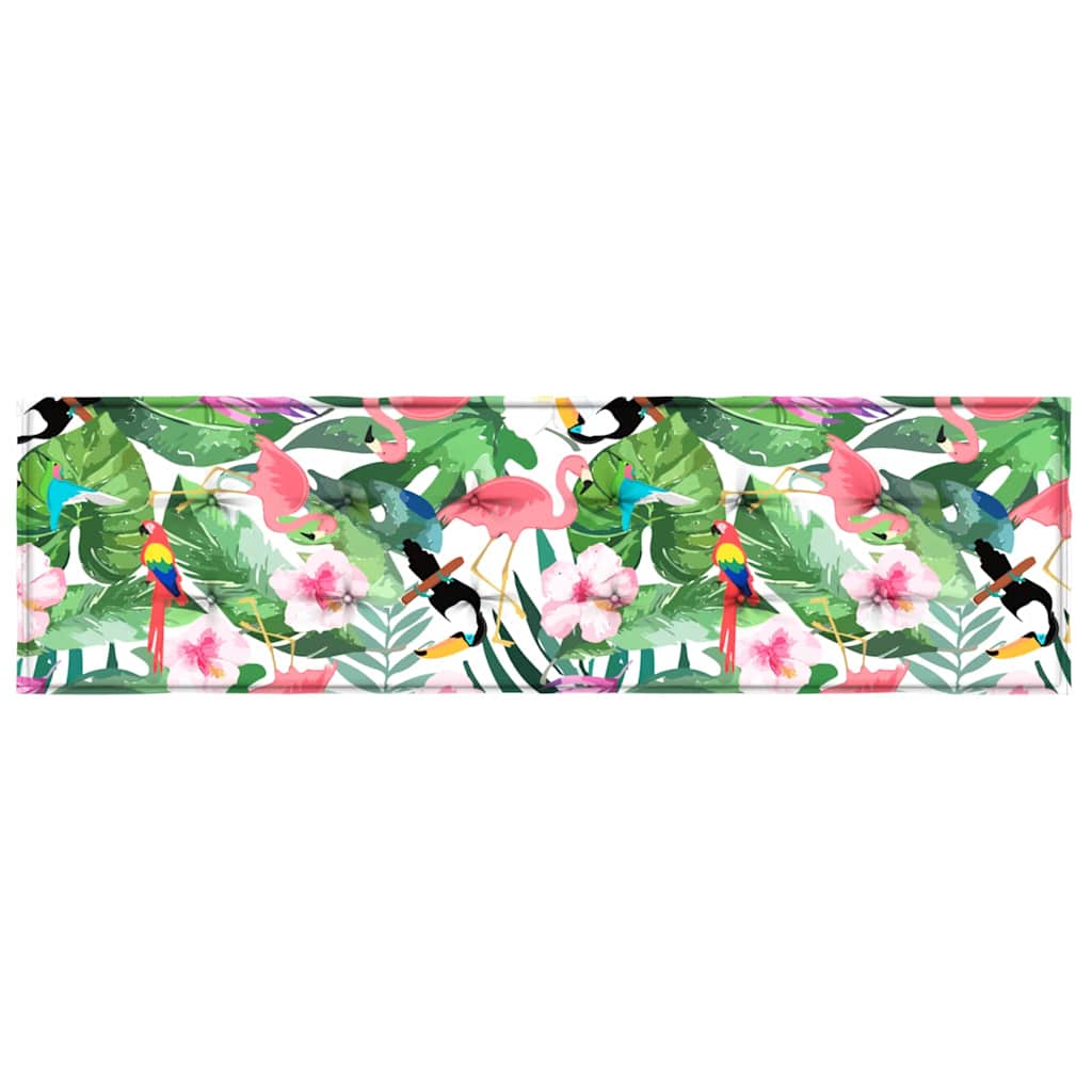Bænk Pude Oxford stof Flerfarvet 180 x 50 x 3 cm