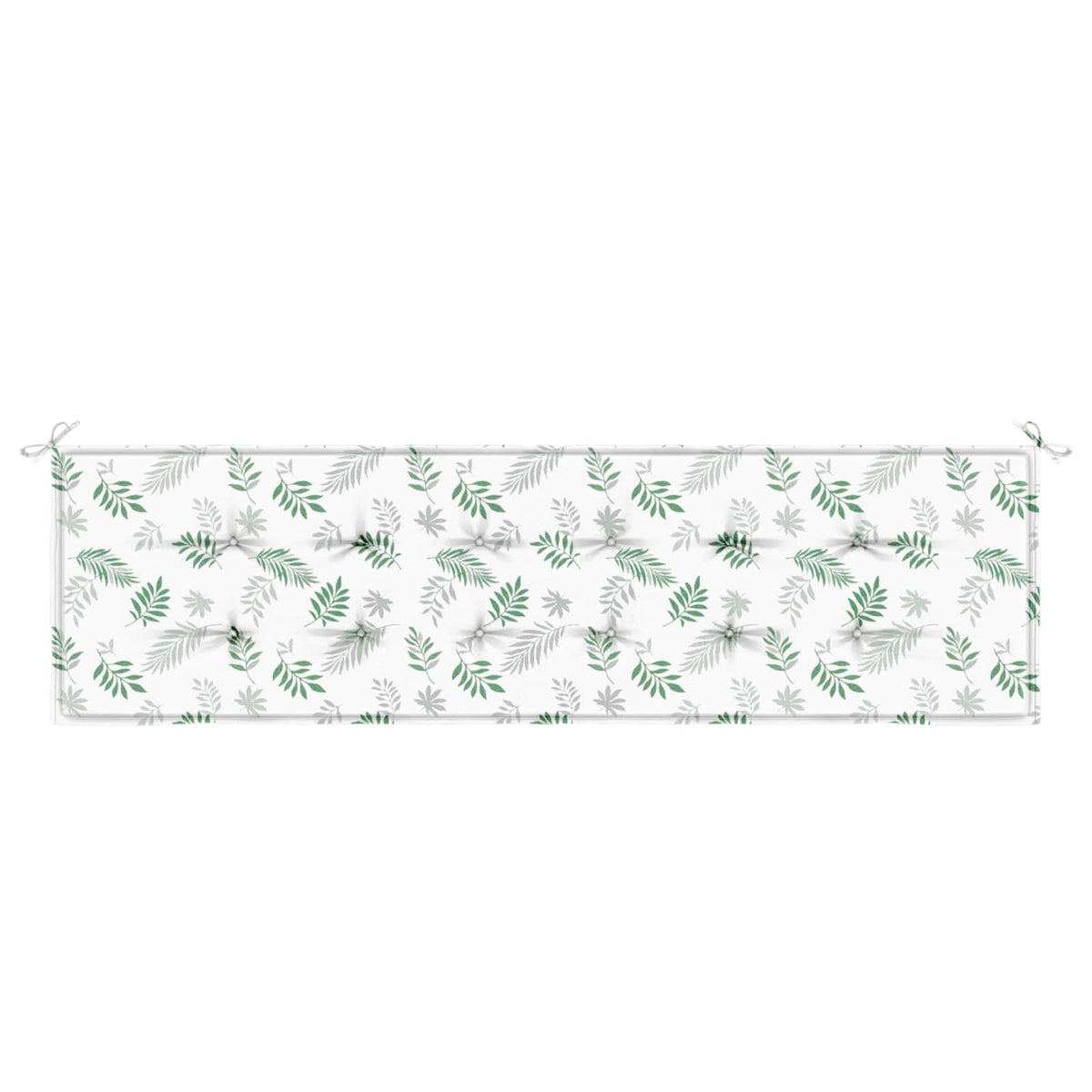 Bænk Pude Oxford stof Bladdesign 180 x 50 x 3 cm