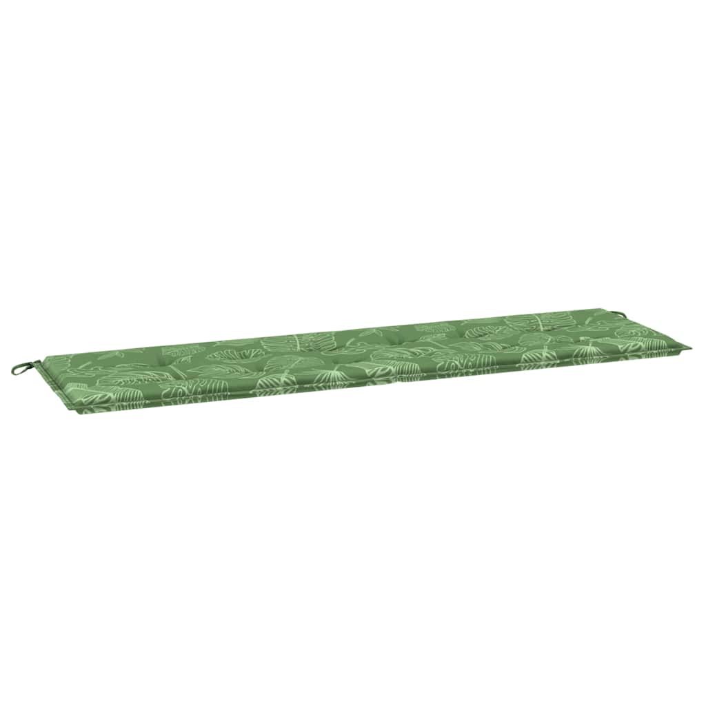 Bænk Pude Oxford stof Bladdesign 180 x 50 x 3 cm
