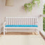 Bænk Pude Oxford stof Turkis 180 x 50 x 3 cm