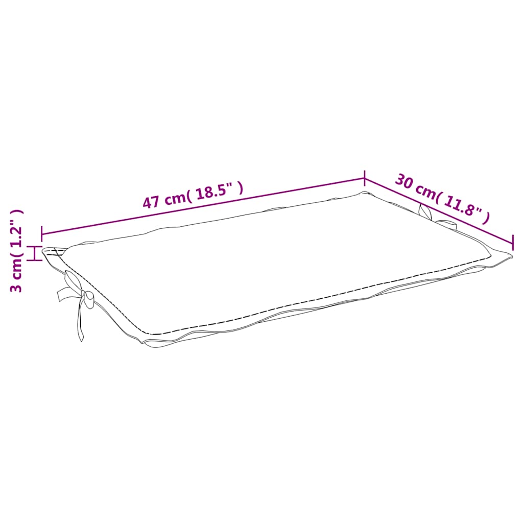 hynde til liggestol oxfordstof turkis