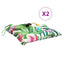 stolehynder 2 stk. 540x40x7 cm stof flerfarvet