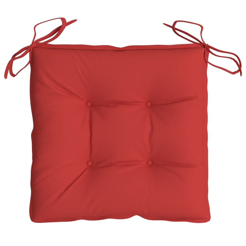 pallehynder 4 stk. 50x50x7 cm oxfordstof rød