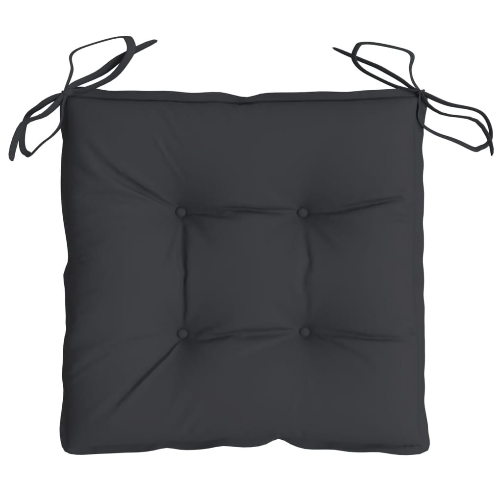 pallehynder 2 stk. 50x50x7 cm oxfordstof sort