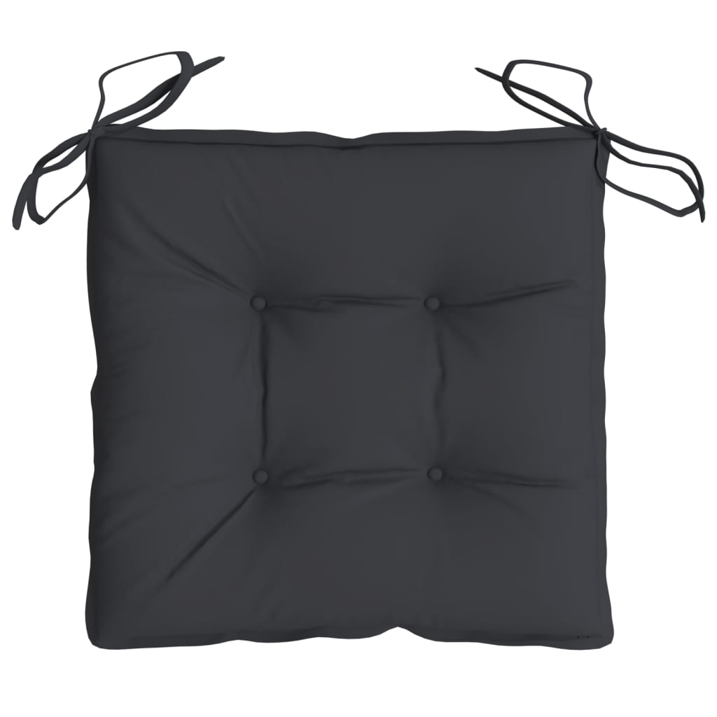 pallehynder 6 stk. 50x50x7 cm oxfordstof sort