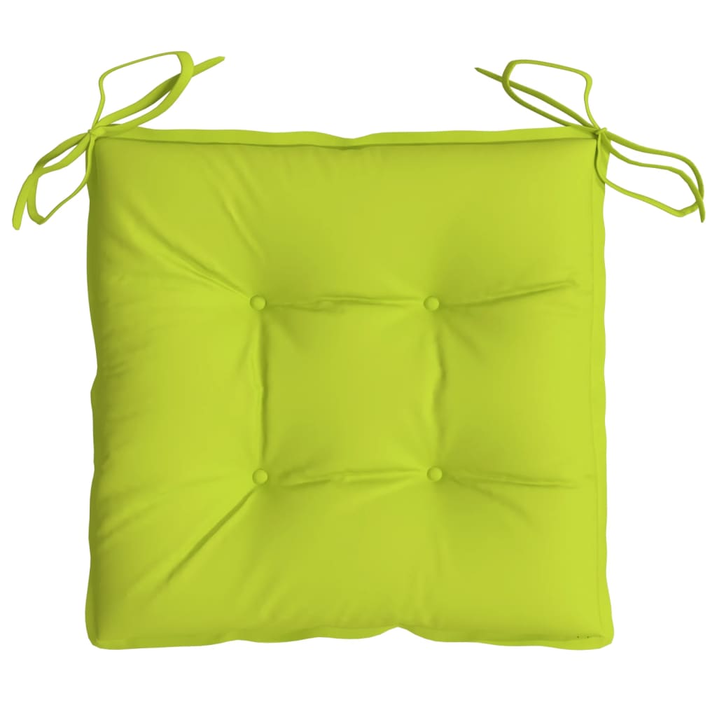 pallehynder 4 stk. 50x50x7 cm oxfordstof lysegrøn