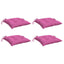 stolehynder 4 stk. 50x50x7 cm oxfordstof pink