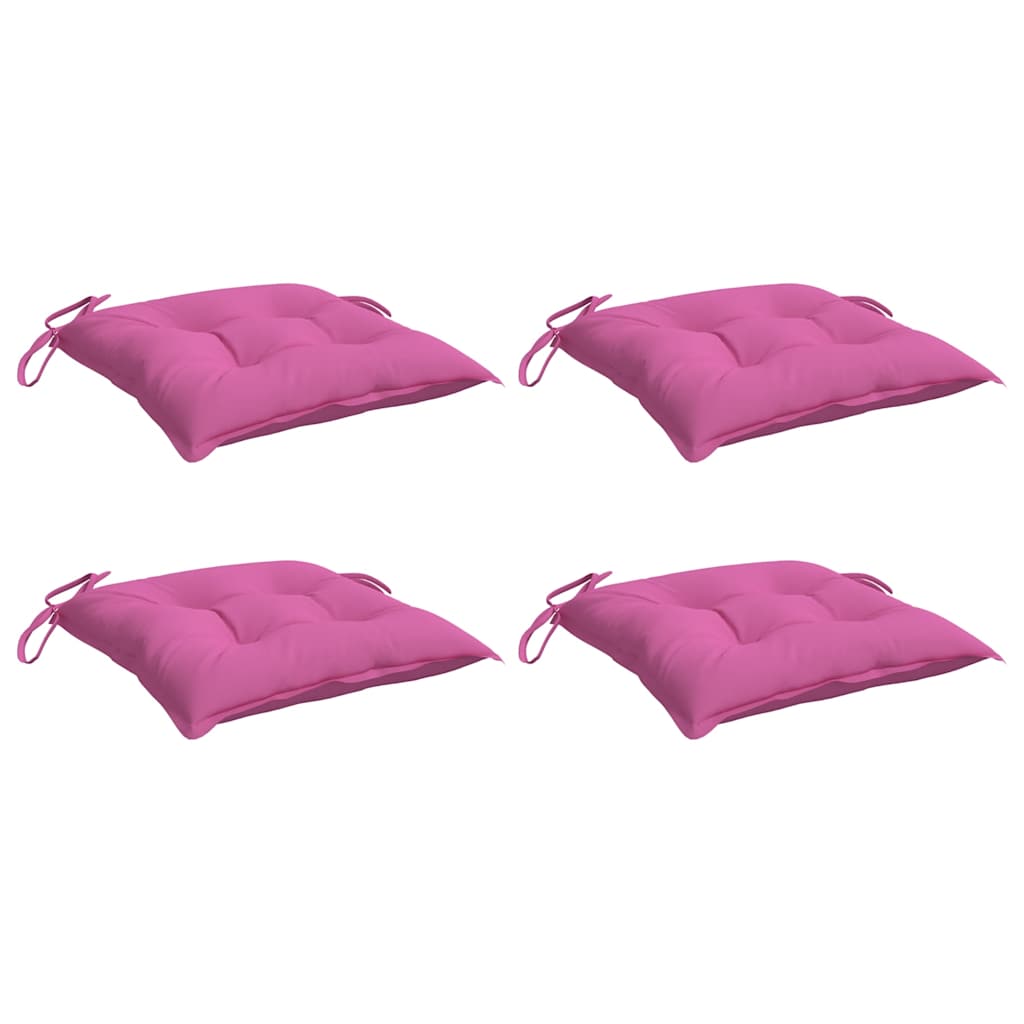 stolehynder 4 stk. 50x50x7 cm oxfordstof pink