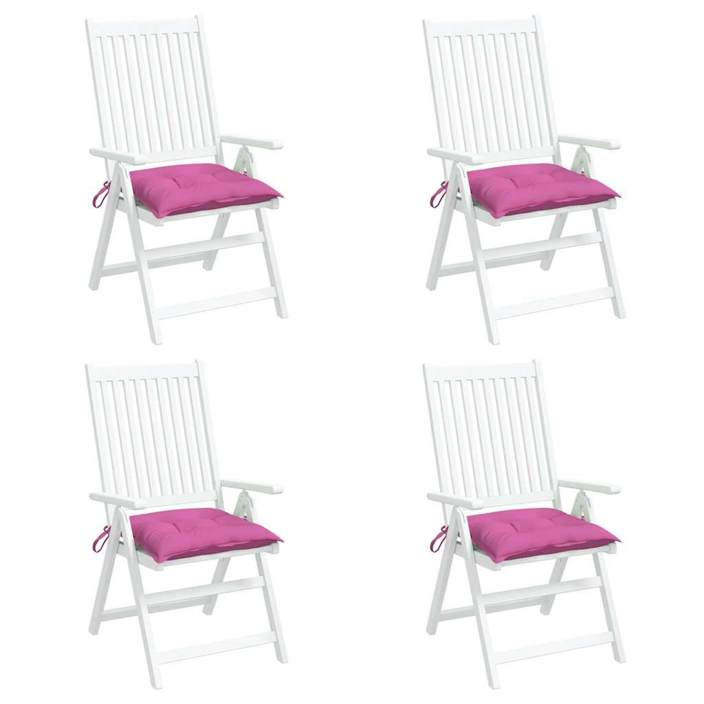 stolehynder 4 stk. 50x50x7 cm oxfordstof pink