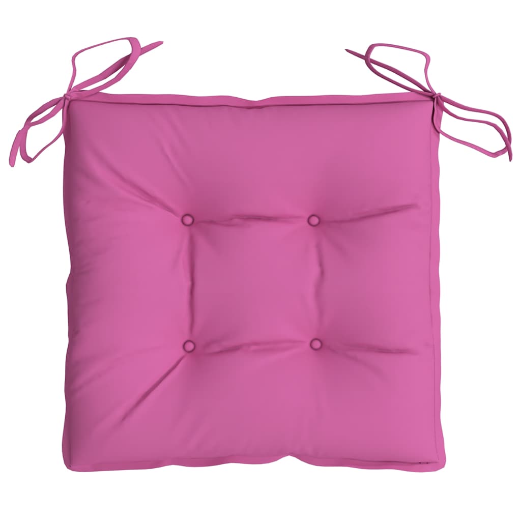 stolehynder 6 stk. 50x50x7 cm oxfordstof pink