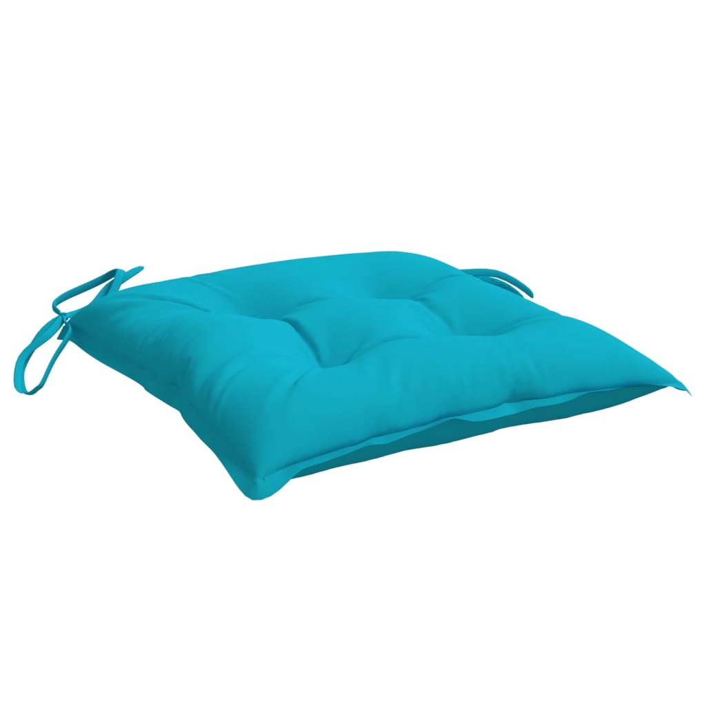stolehynder 6 stk. 50x50x7 cm oxfordstof turkis