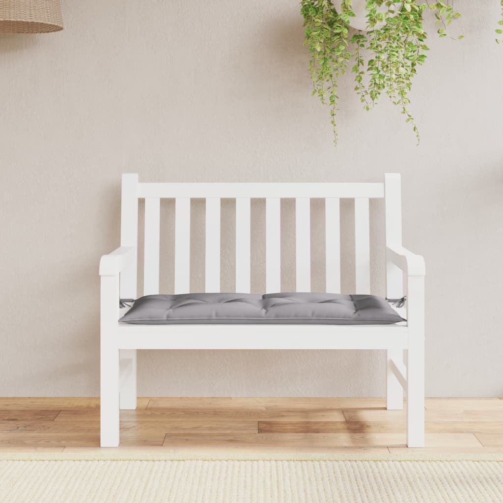 hynde til havebænk 100x50x7 cm oxfordstof grå