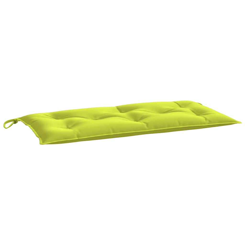 hynde til havebænk 100x50x7 cm oxfordstof klar grøn