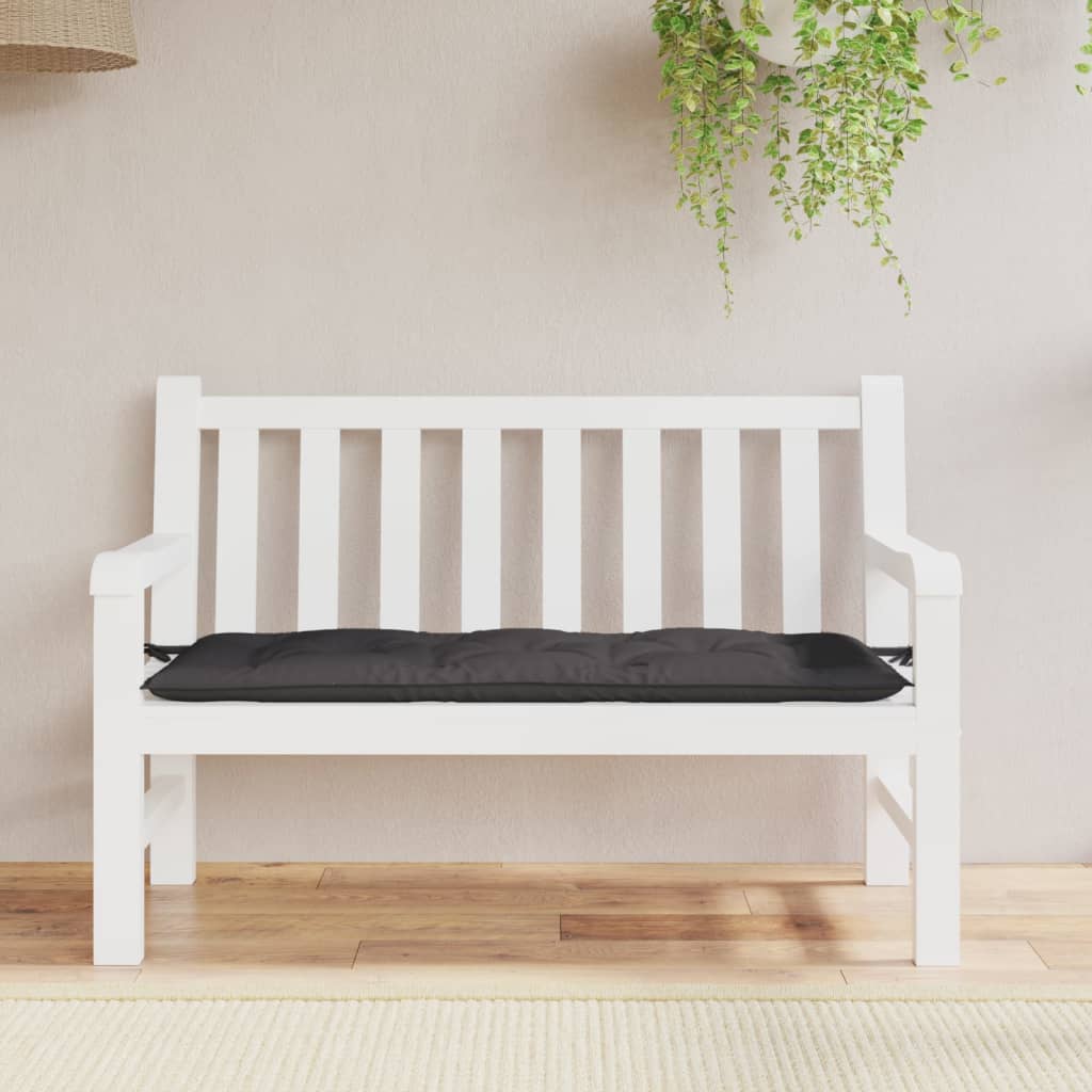 hynde til havebænk 120x50x7 cm oxfordstof antracitgrå