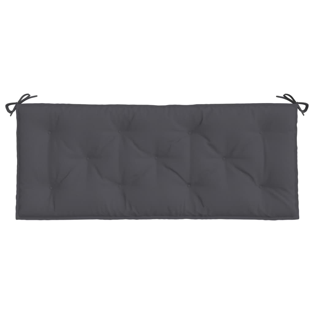 hynde til havebænk 120x50x7 cm oxfordstof antracitgrå