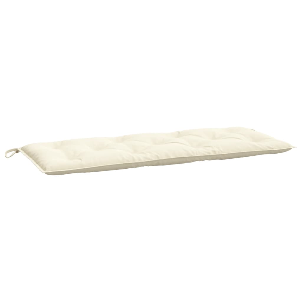 hynde til havebænk 120x50x7 cm oxfordstof cremefarvet