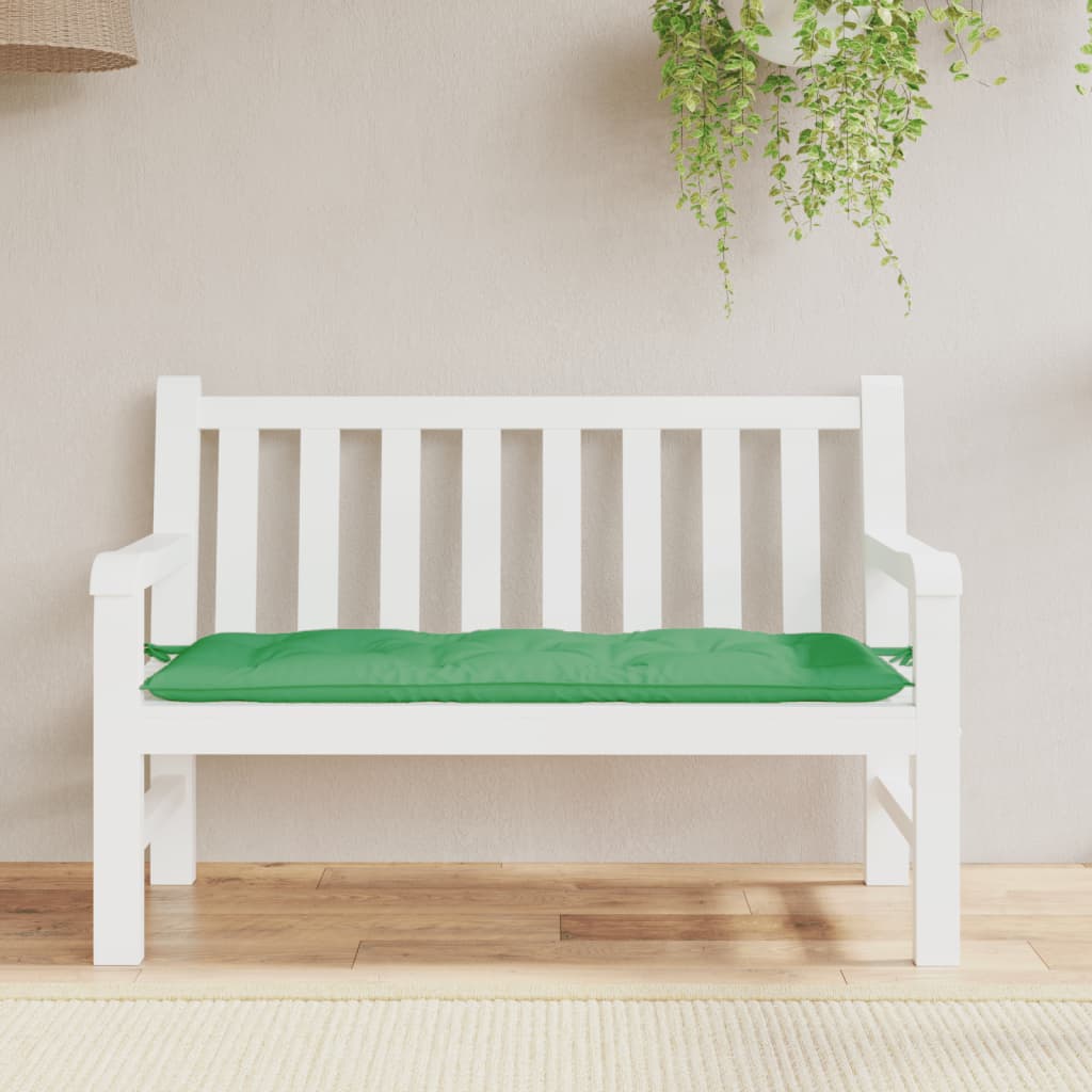hynde til havebænk 120x50x7 cm stof grøn