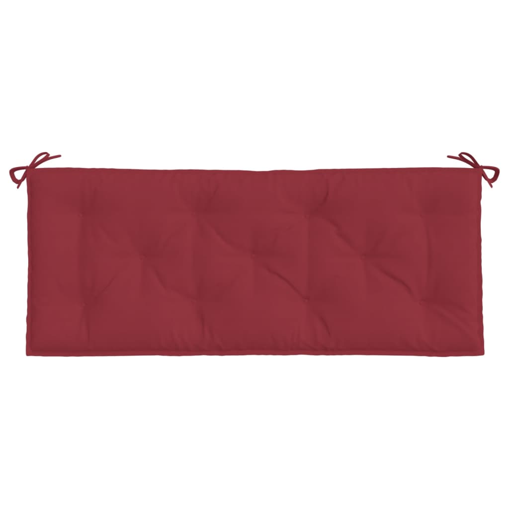 hynde til havebænk 120x50x7 cm oxfordstof vinrød