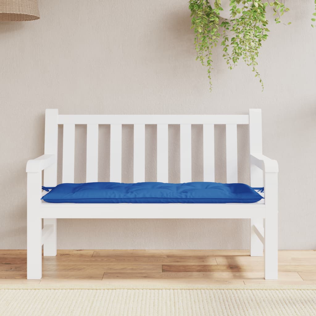 hynde til havebænk 120x50x7 cm oxfordstof blå