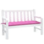 hynde til havebænk 120x50x7 cm stof pink