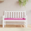 hynde til havebænk 120x50x7 cm stof pink