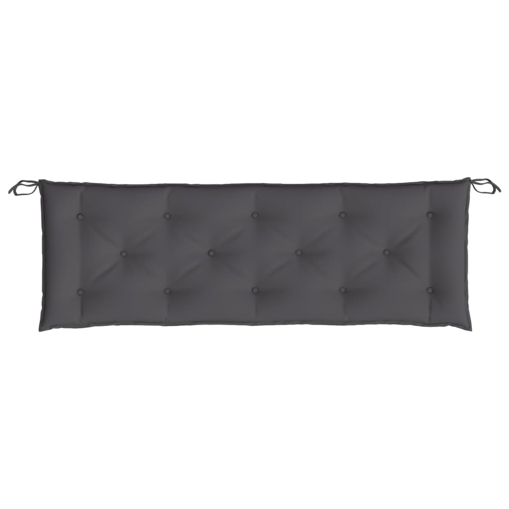hynde til havebænk 150x50x7 cm oxfordstof antracitgrå