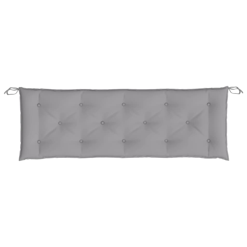 hynde til havebænk 150x50x7 cm oxfordstof grå