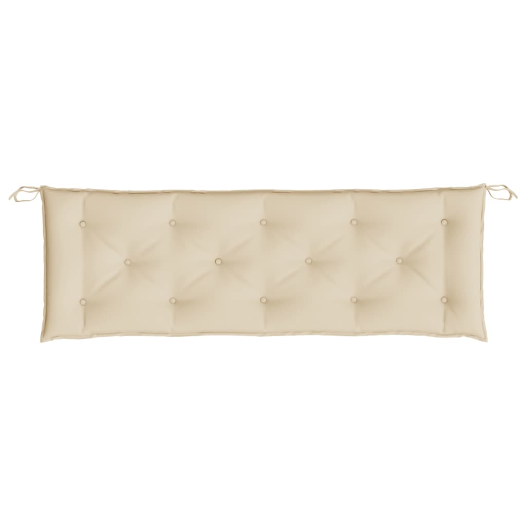hynde til havebænk 150x50x7 cm oxfordstof beige